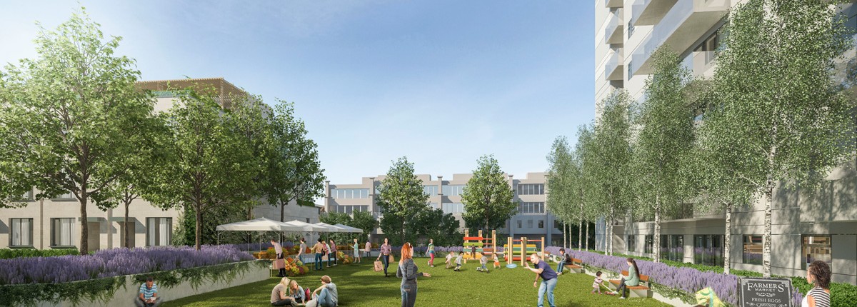 AYC Condos Courtyard