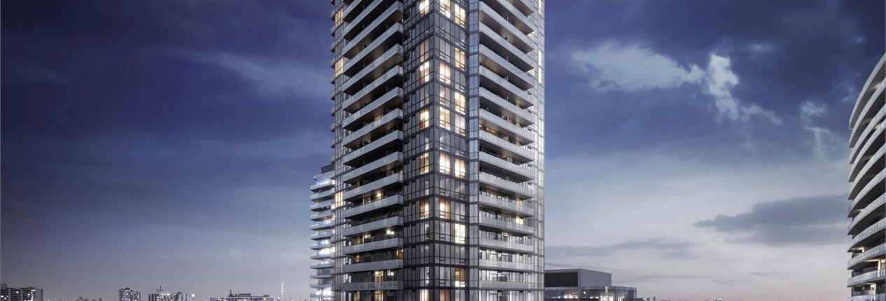 Night rendering at the Park Club Condos