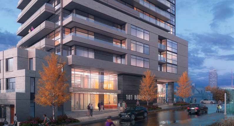 Entrance for AYC Condos