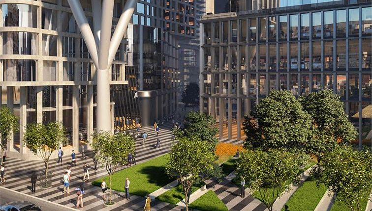 Artists' Alley Condos Exterior courtyard