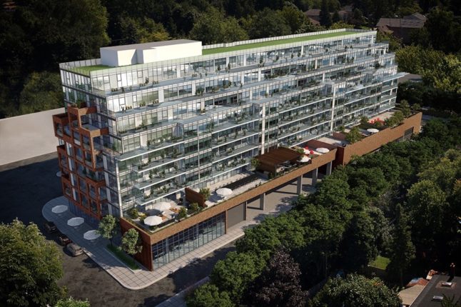 The Bluffs Condos Exterior Angle