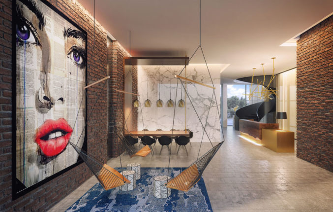 The Bluffs Condos Lobby