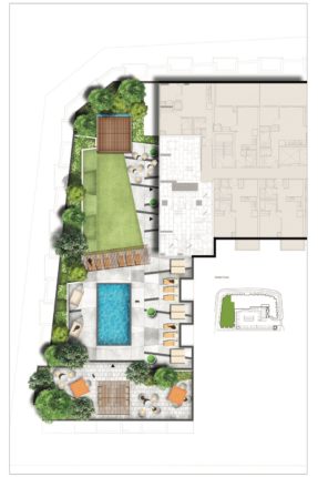 Mississauga Square Condos Fourth Floor Amenity Map