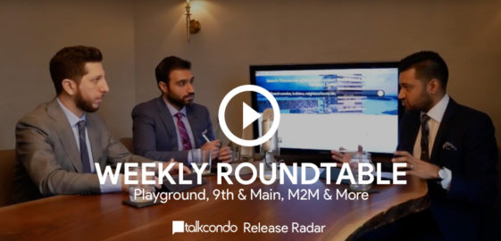 Amit Bhandari Mike Santos and Roy Bhandari discuss the latest new condos around a roundtable