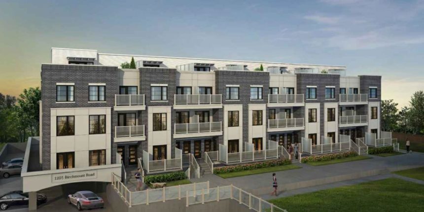 1255 Birchmount Road Townhomes Rendering