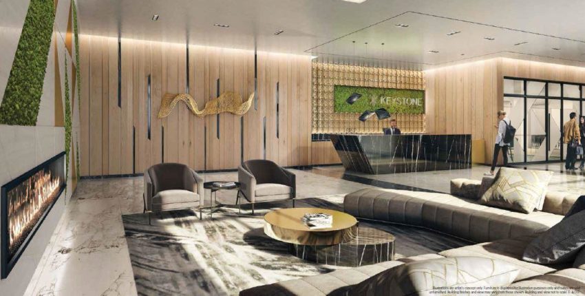 Keystone Condos Lobby