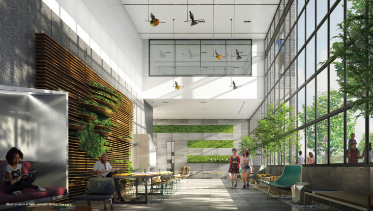 Saturday in Downsview Park Phase 2 Lobby