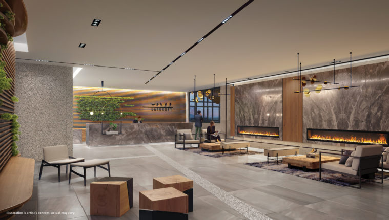 Saturday in Downsview Park Phase 2 Lobby