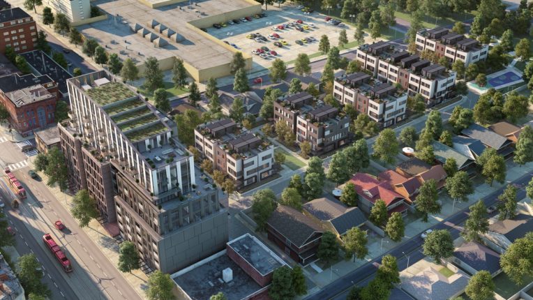 Reunion Crossing Condos & Urban Towns Aerial