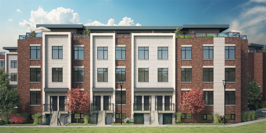 Stride Condos & Towns Exterior Rendering