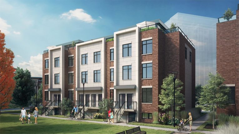 Stride Condos & Towns Exterior Rendering