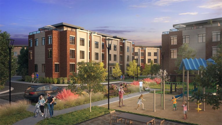 Stride Condos & Towns Exterior Rendering
