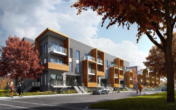 The Clarkson Urban Towns Exterior Rendering