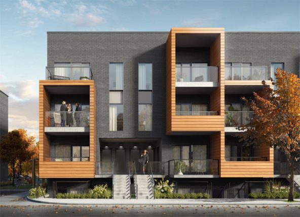 The Clarkson Urban Towns Exterior Rendering