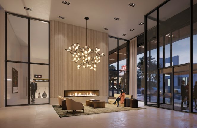 The Forest Hill Condos Lobby