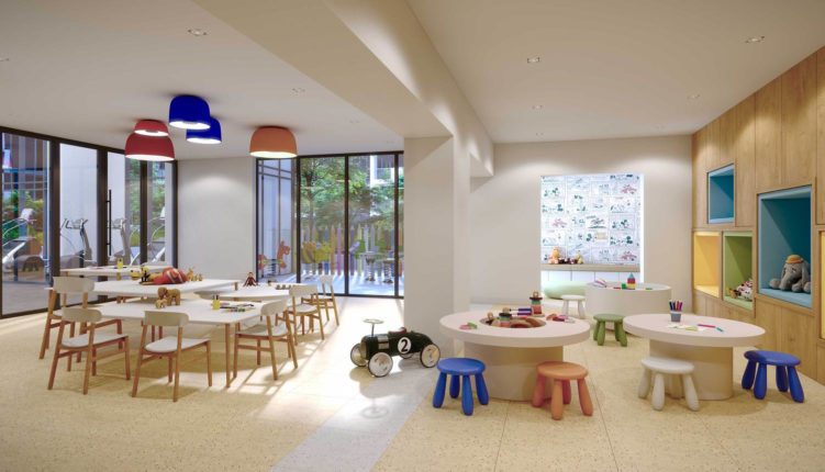 M2M Spaces Condos Indoor Playing Area