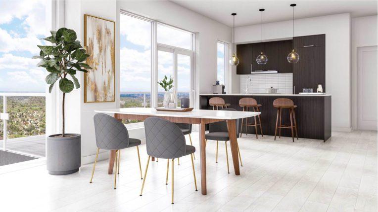 M2M Spaces Condos Kitchen