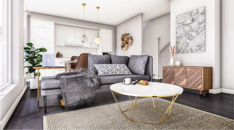 M2M Spaces Condos Living Area