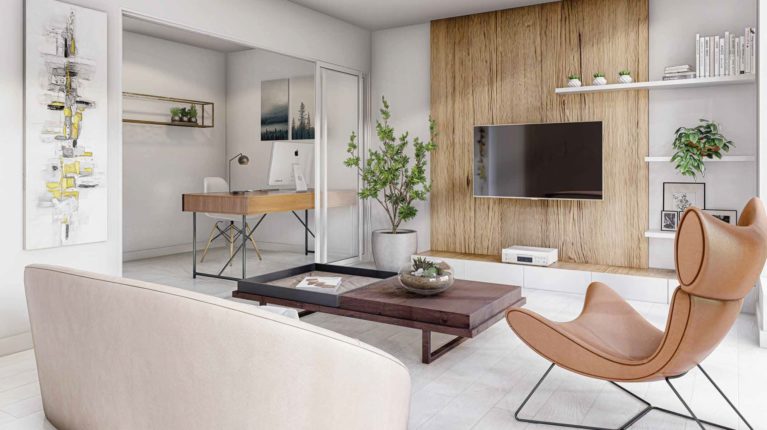 M2M Spaces Condos Living Area