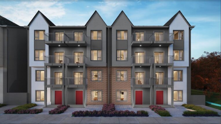 Maxx Urban Towns Rendering Town Front