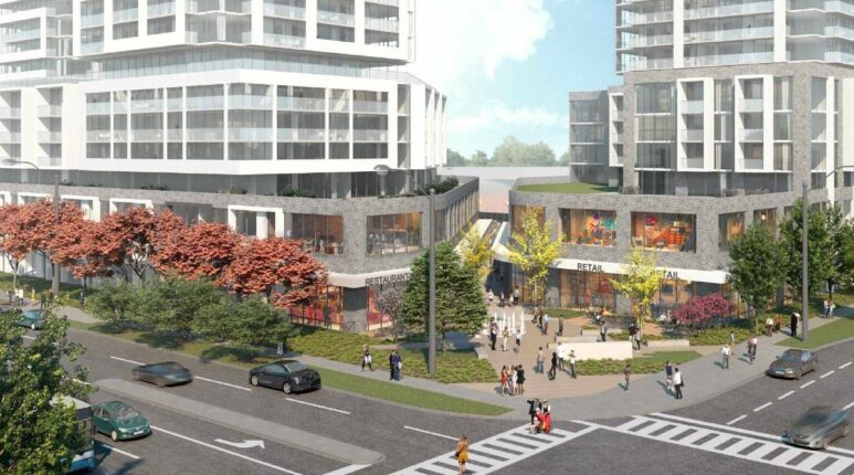 Woodside Centre Redevelopment Rendering