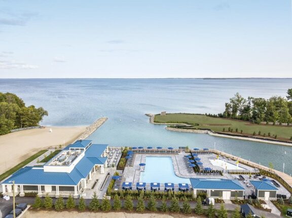 Friday Harbour Resort The Beach Club onto Lake Simcoe