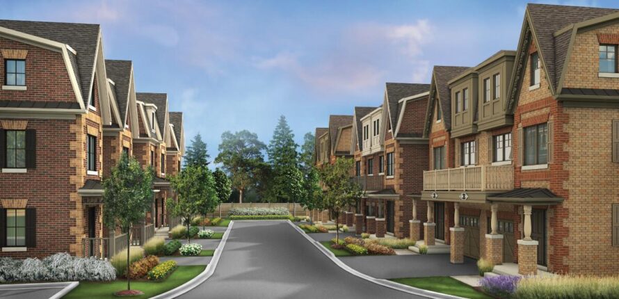 Heritage Village Towns & Semis Exterior Rendering
