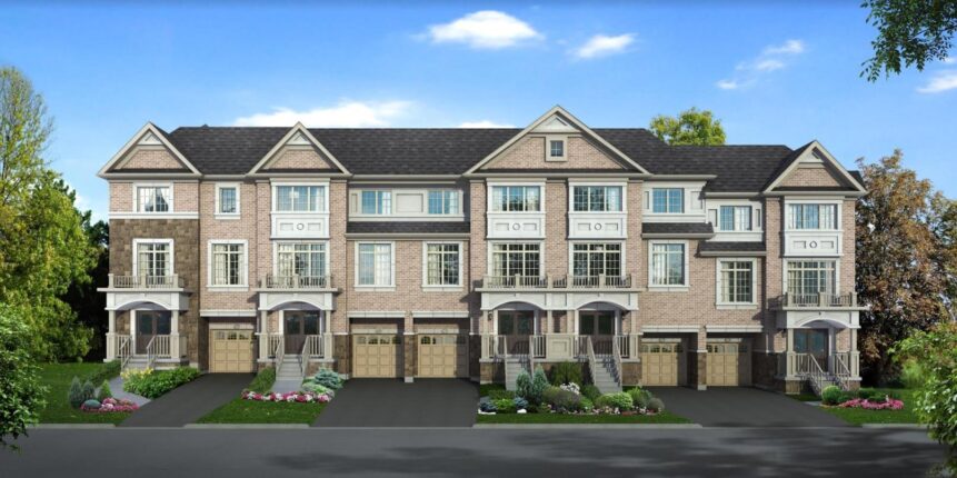 Hilltop Towns at Old Harwood & Grayson Rendering