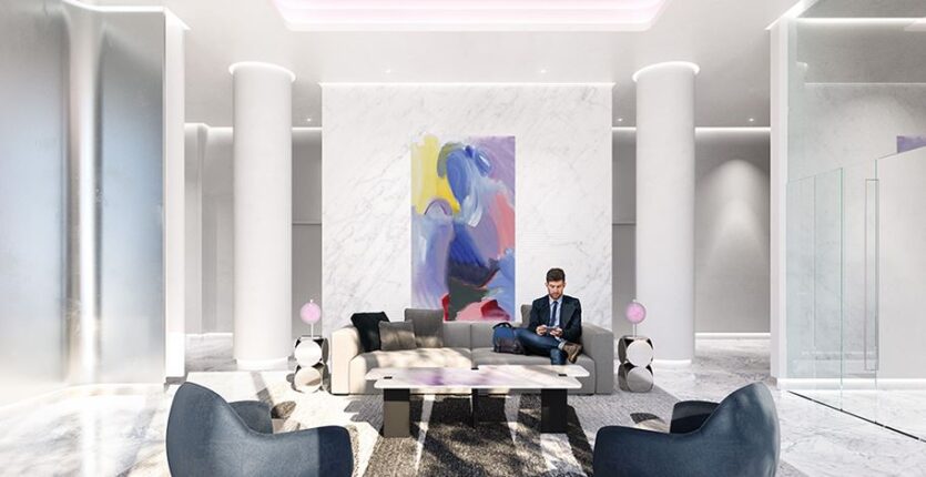 Artists' Alley Condos West Entrance Lounge