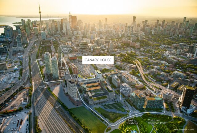 canary house condos aerial