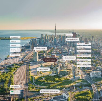 canary house condos aeriel labelled