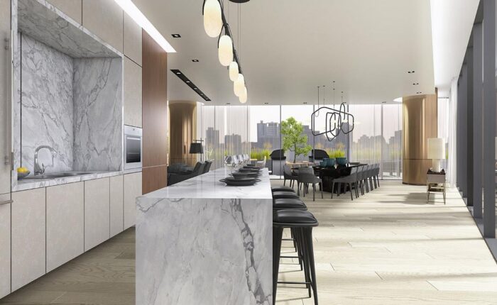 Via Bloor Condos Party Room