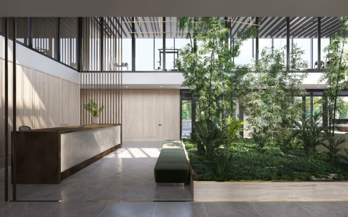 North Oak - Condos at Oakvillage Indcoor Garden