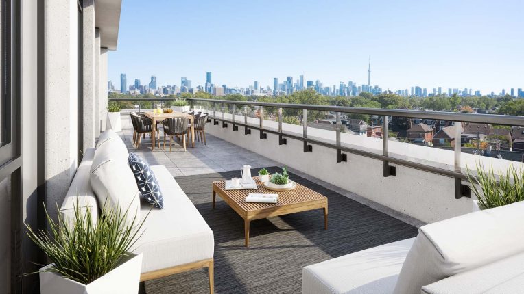 The Dupont Suite Terrace Rendering