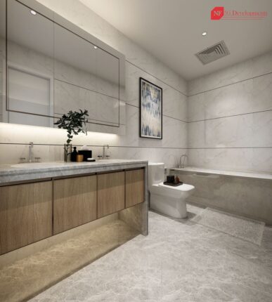 The Garden Series On Sheppard Bathroom