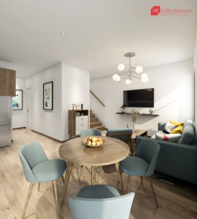 The Garden Series On Sheppard Dining & Living Room