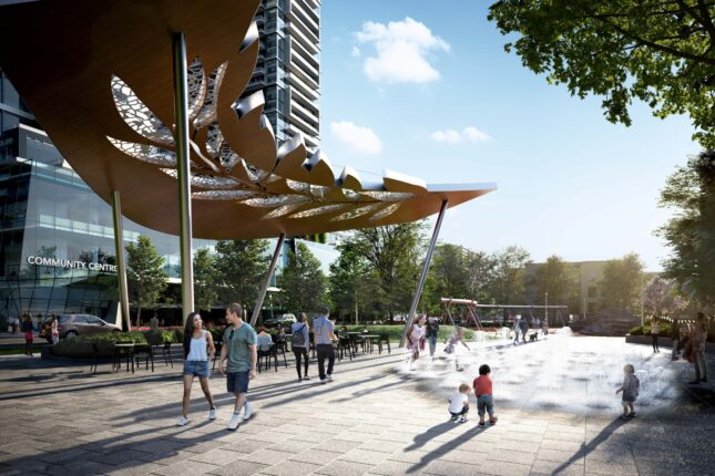 M2M Squared Condos Rendering