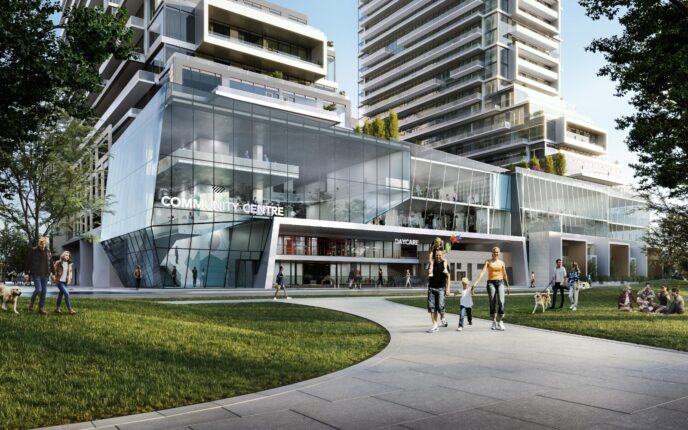 M2M Squared Condos Rendering