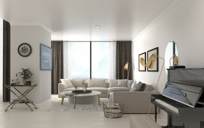 Nord West at Expo City Condos Penthouse Living Room