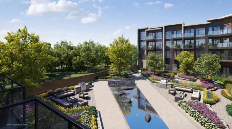 The Deane Condos Central Courtyard