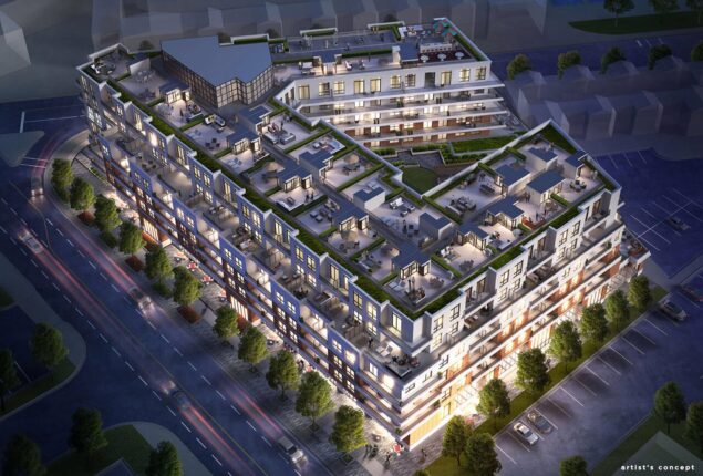 The Residences at Bronte Lakeside Condos Rendering