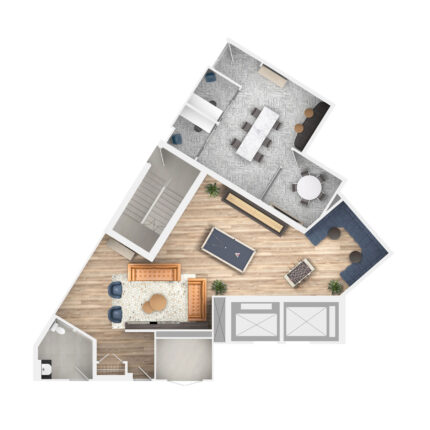The Residences at Bronte Lakeside Amenity Plan 4th Floor
