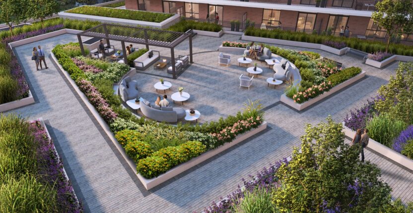 The Residences at Bronte Lakeside Courtyard