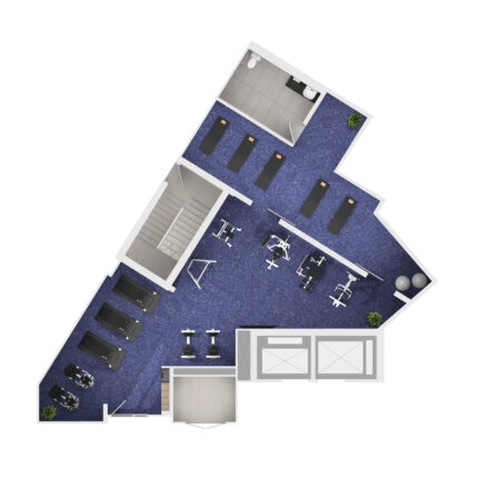 The Residences at Bronte Lakeside Gym 3rd Floor