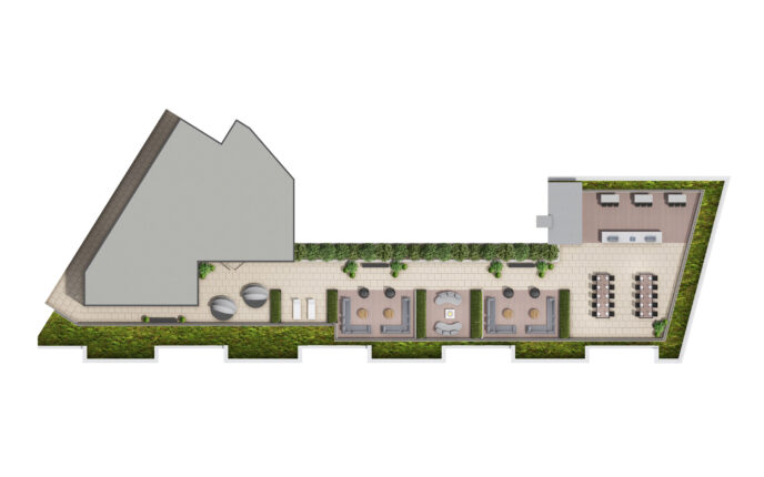 The Residences at Bronte Lakeside Rooftop