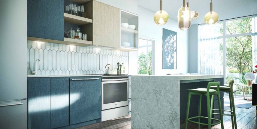 Distrikt Trailside Condos Kitchen