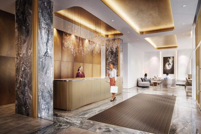 The Grand at Universal City Lobby