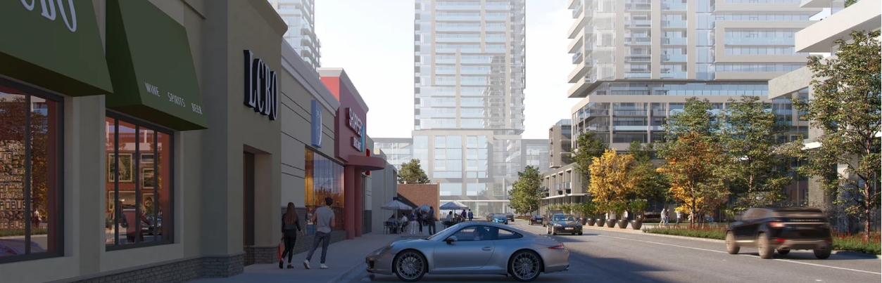 Woodside Centre Redevelopment Condos Rendering