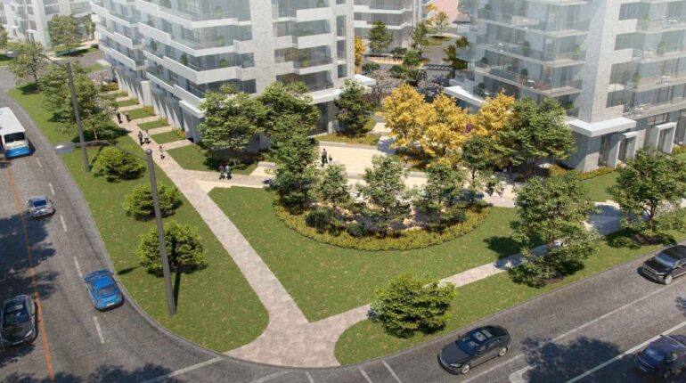 Woodside Centre Redevelopment Condos Rendering