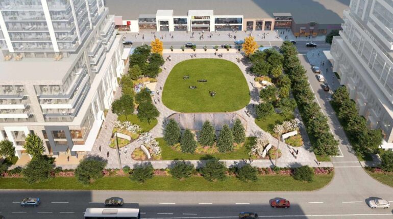 Woodside Centre Redevelopment Condos Rendering